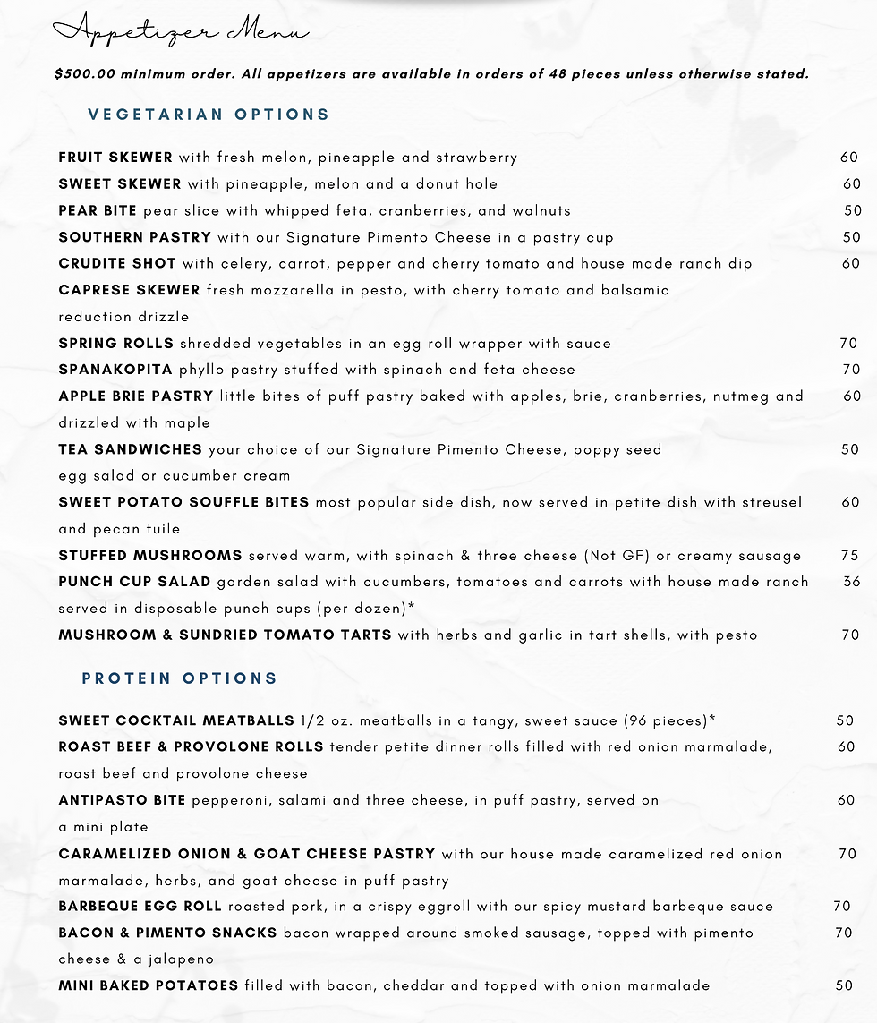 Appetizers Savorymoments